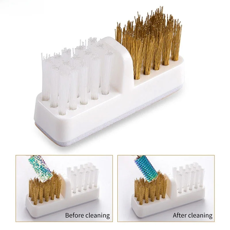 Nail Fan Brush - Broca para uñas de alambre de