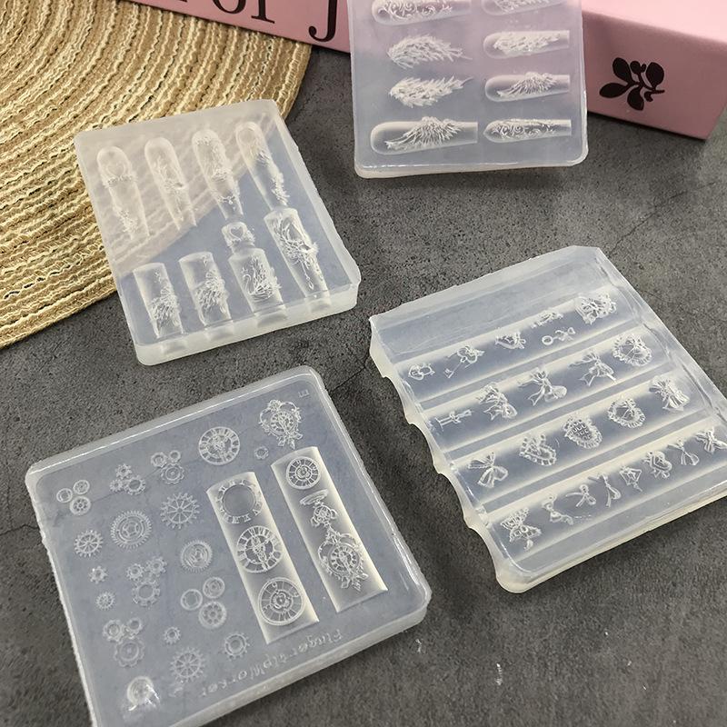 Nail Art Zone - Z. Molde de Silicona para Uñas