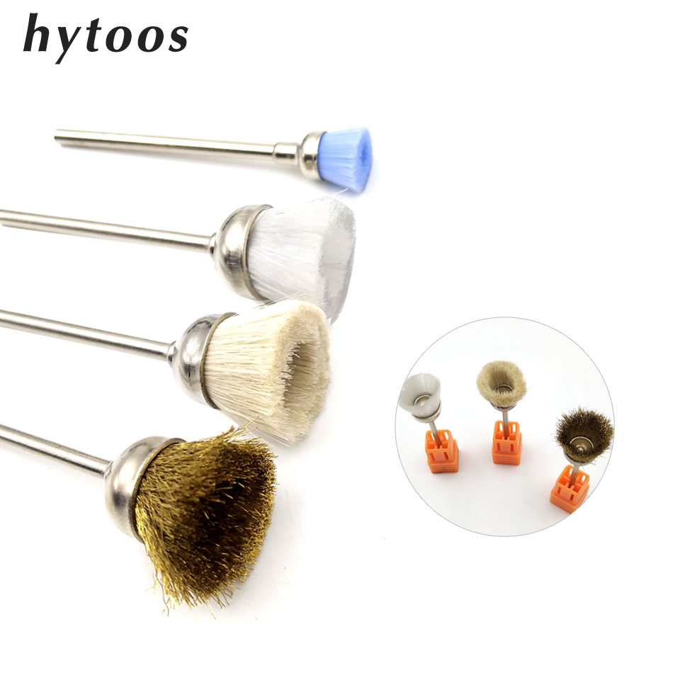 Nail Fan Brush - HYTOOS, 1 Uds., brocas para uñas,