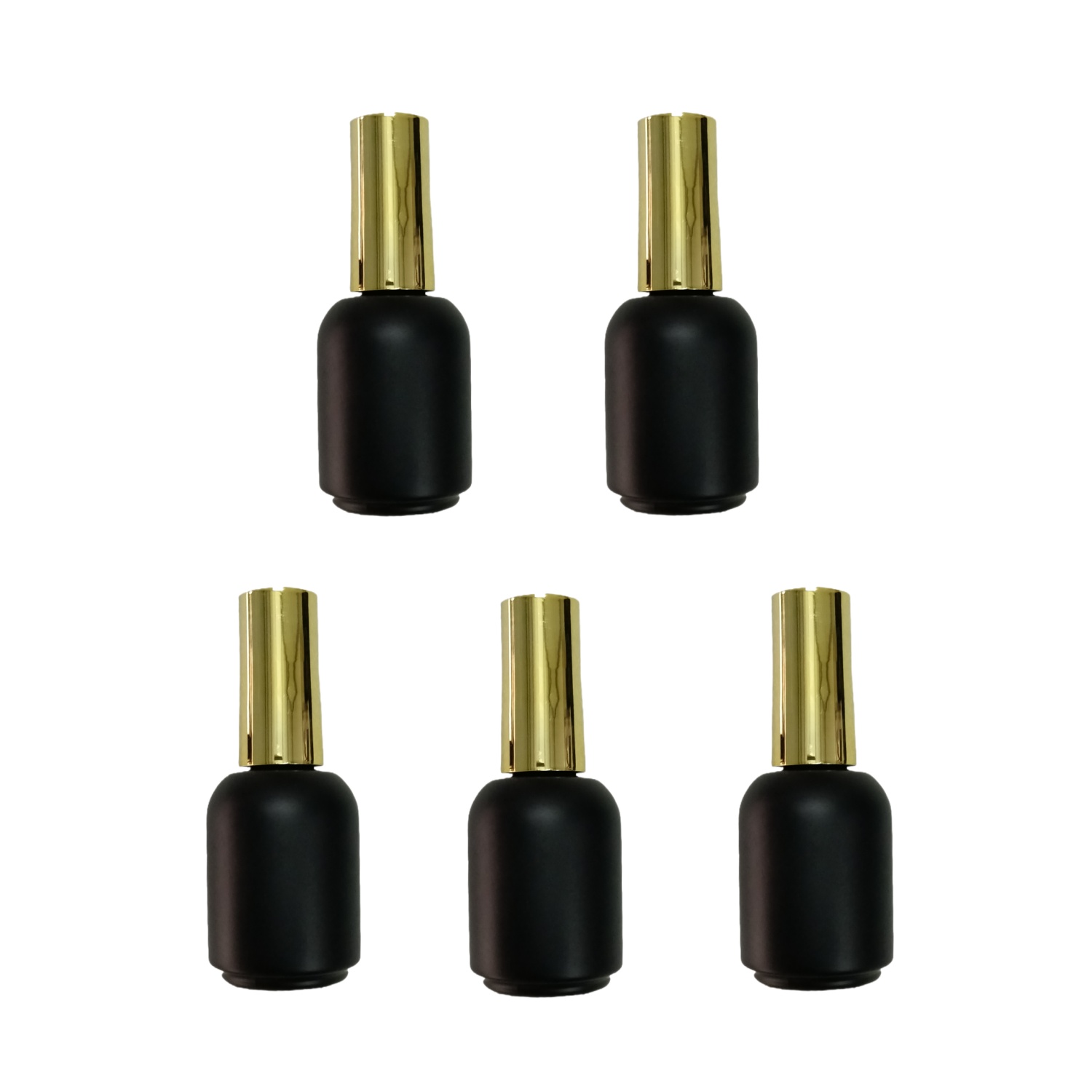 Nail Fan Brush - 20ML 5 Piezas Botella de Vidrio