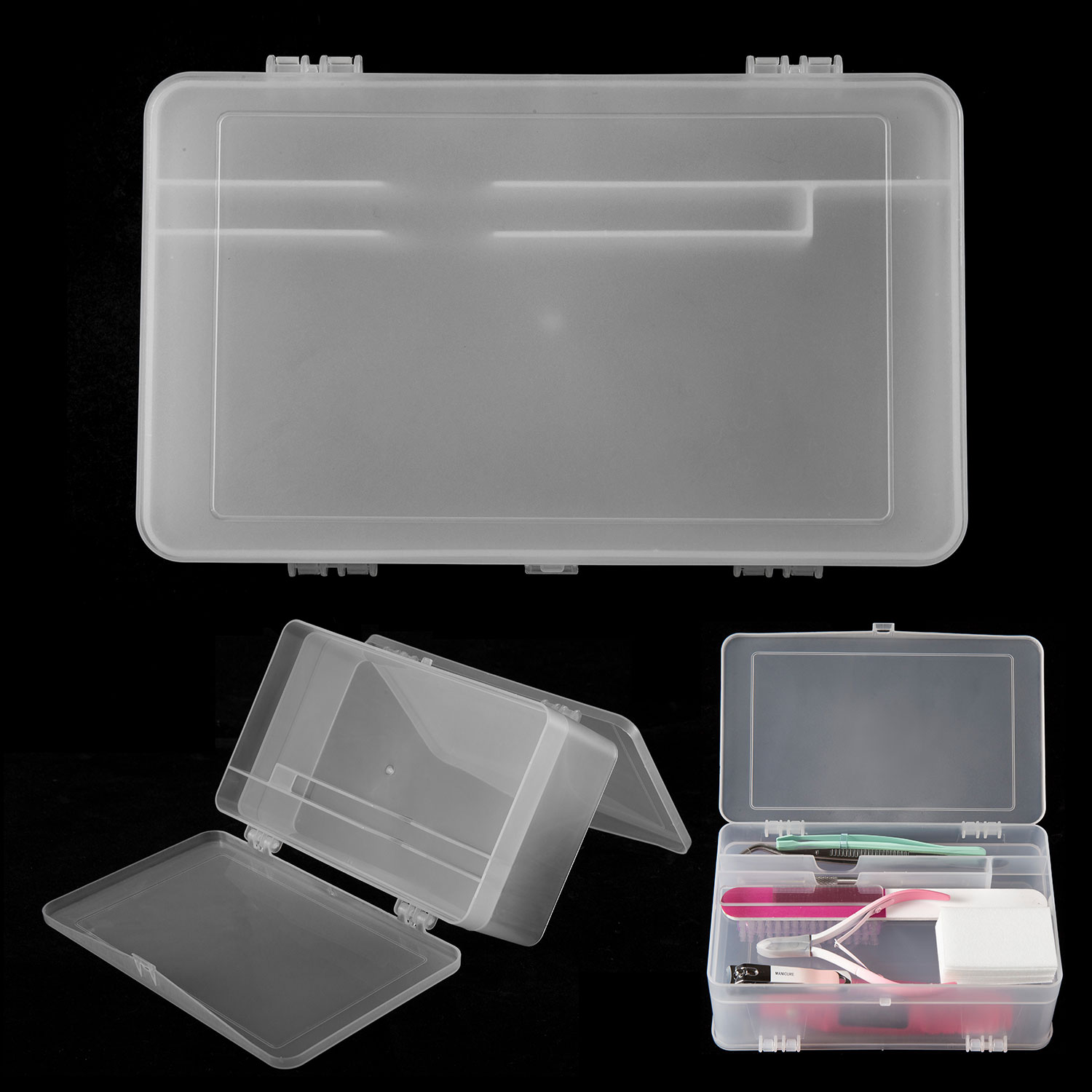 Caja de almacenamiento de Pp d - Nail Fan Brush reseña y precio