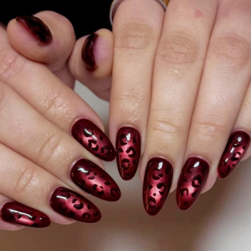 24 Uñas Postizas de Ojo de Gat - Nail Art Zebra Design reseña y precio