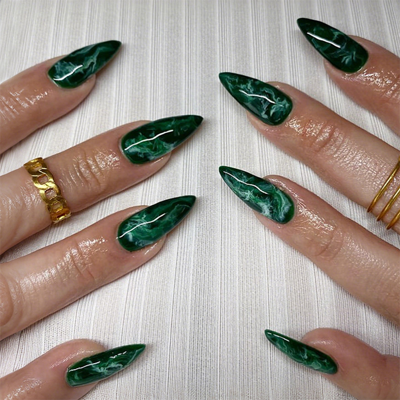 24 Uñas Postizas de Ojo de Gat - Nail Art Zebra Design reseña y precio