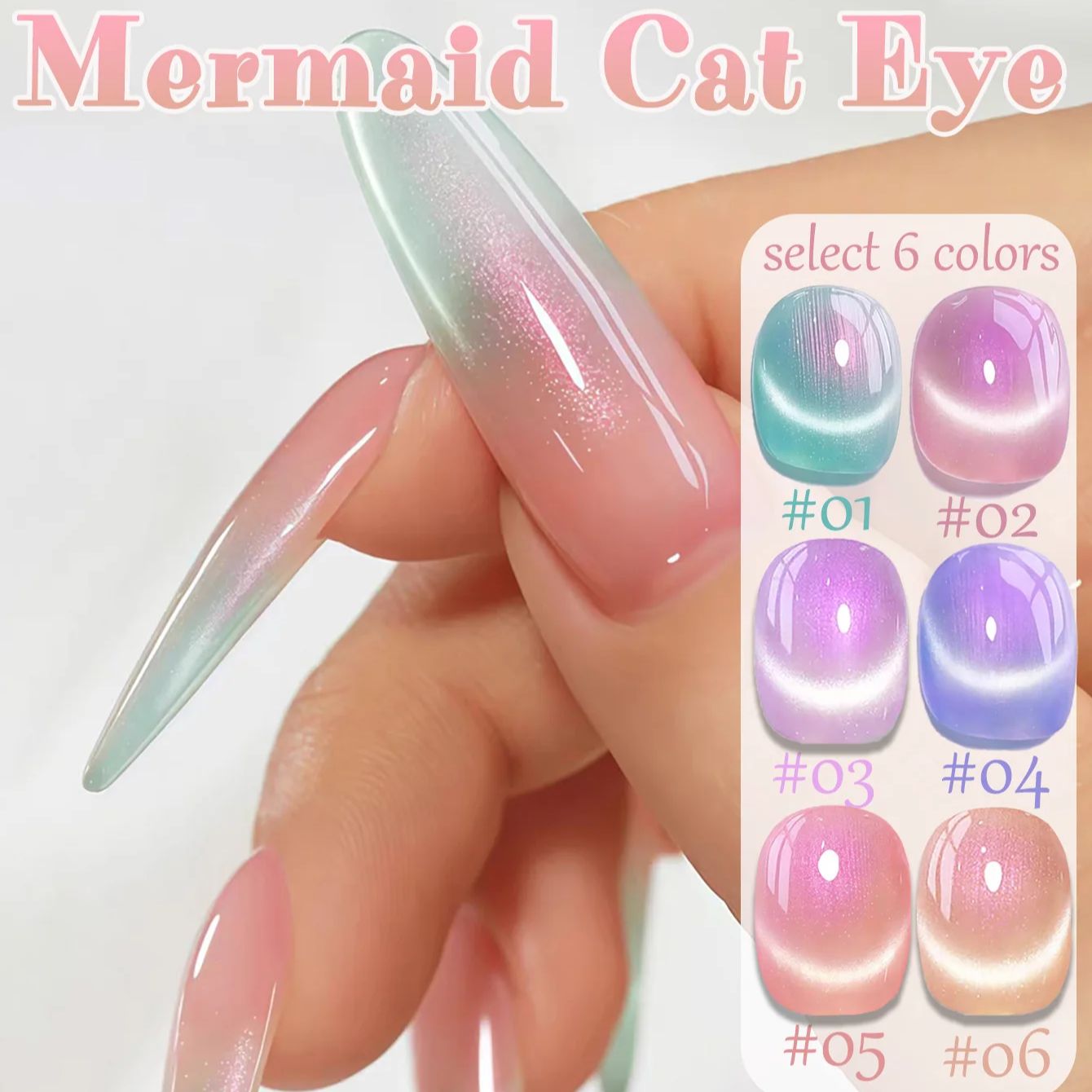 1 pieza ZH Esmalte de Uñas en  - Nail Art Pink Cat Eye reseña y precio