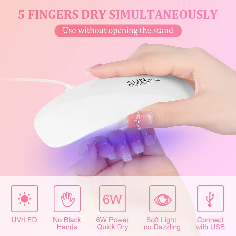 Lámpara UV Portátil de 6 LED p - Uv Led Lamp Nail reseña y precio