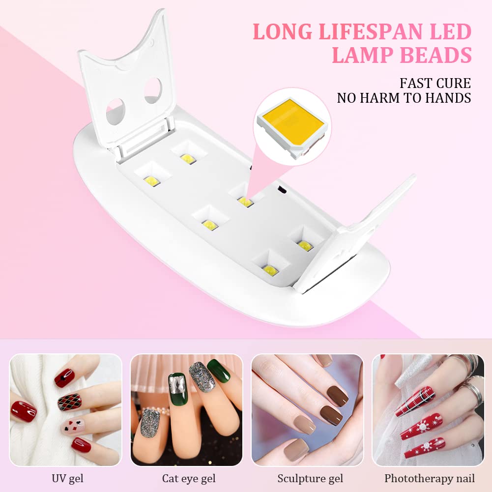 Lámpara UV Portátil de 6 LED p - Uv Led Lamp Nail reseña y precio