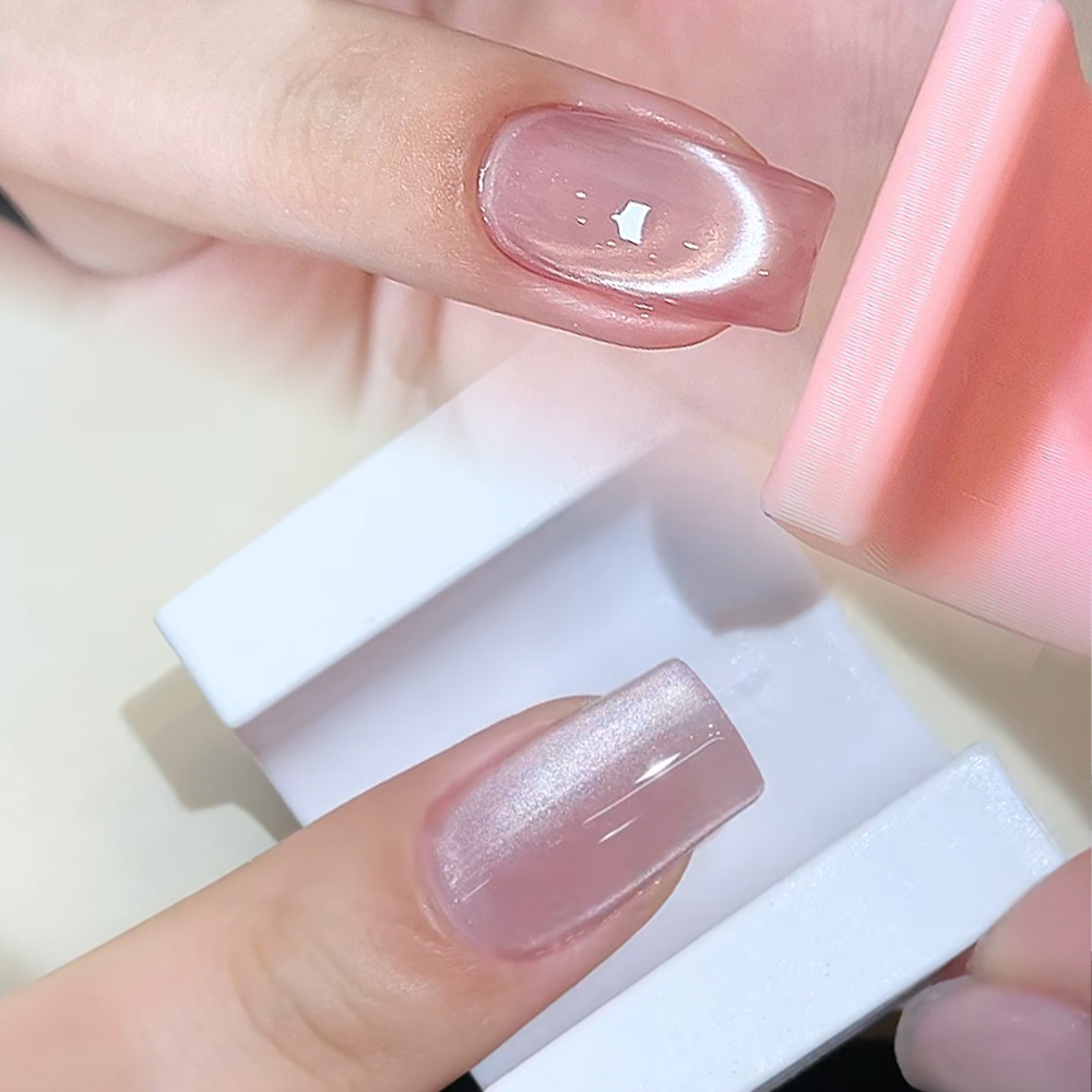 Imán para decoración de uñas d - Nail Art Pink Cat Eye reseña y precio