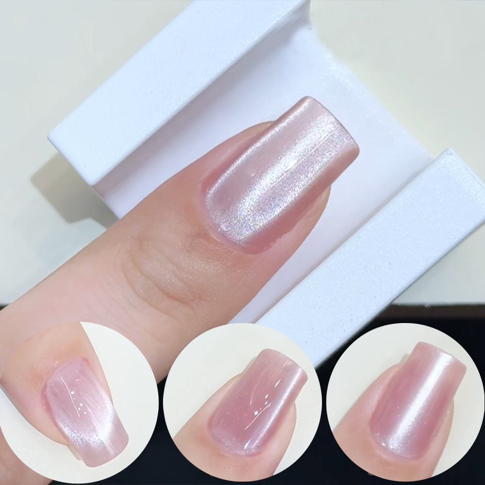 Imán para decoración de uñas d - Nail Art Pink Cat Eye reseña y precio