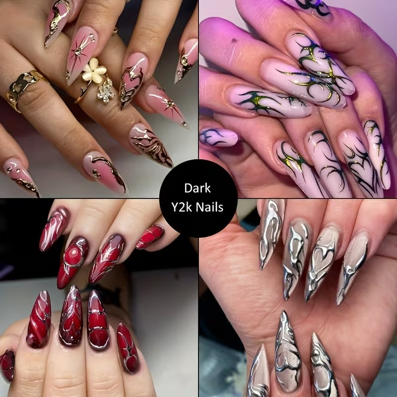 Calcomanías góticas para decor - Nail Art Vintage reseña y precio