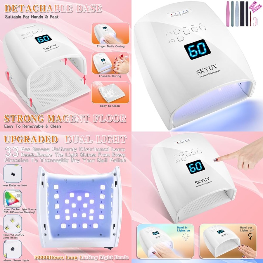 Lámpara UV LED Recargable de S - Uv Led Lamp Nail reseña y precio