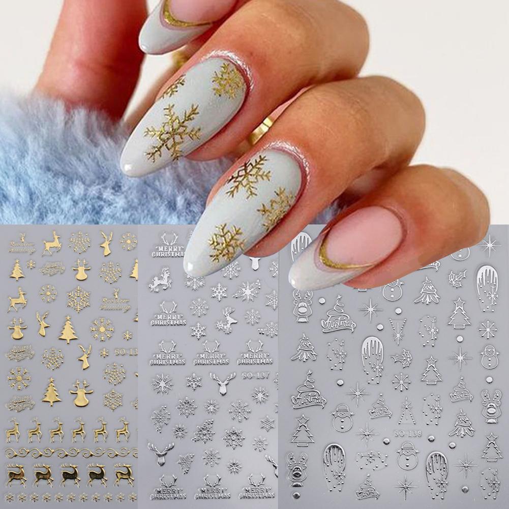 Pegatinas navideñas para decor - Nail Art Xmas Tree reseña y precio
