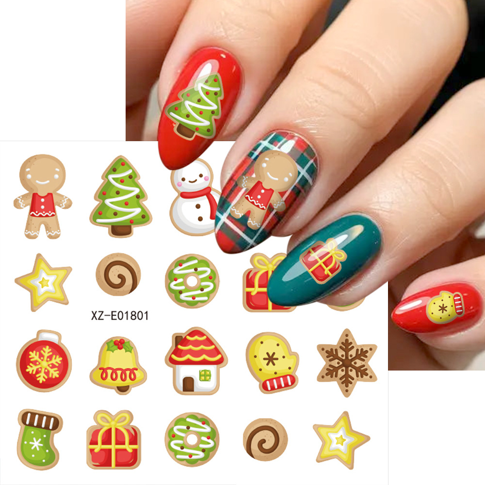 30 piezas/set de pegatinas nav - Nail Art Xmas Tree reseña y precio