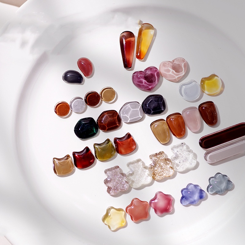 40 Uds. De cristal transparent - Nail Art Viral reseña y precio