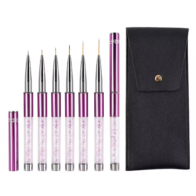 Juego de 6 Pinceles de Acrílic - Nail Fan Brush reseña y precio