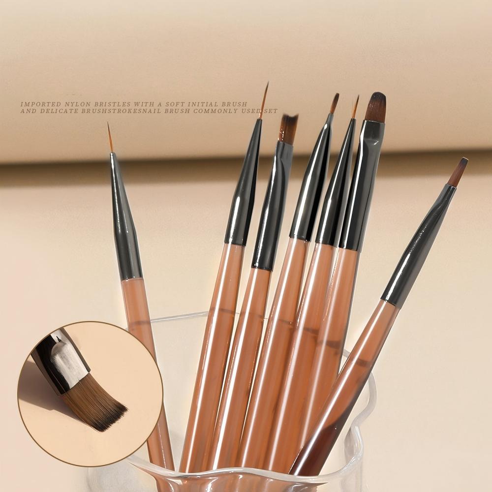 Juego de 9 pinceles para decor - Nail Fan Brush reseña y precio