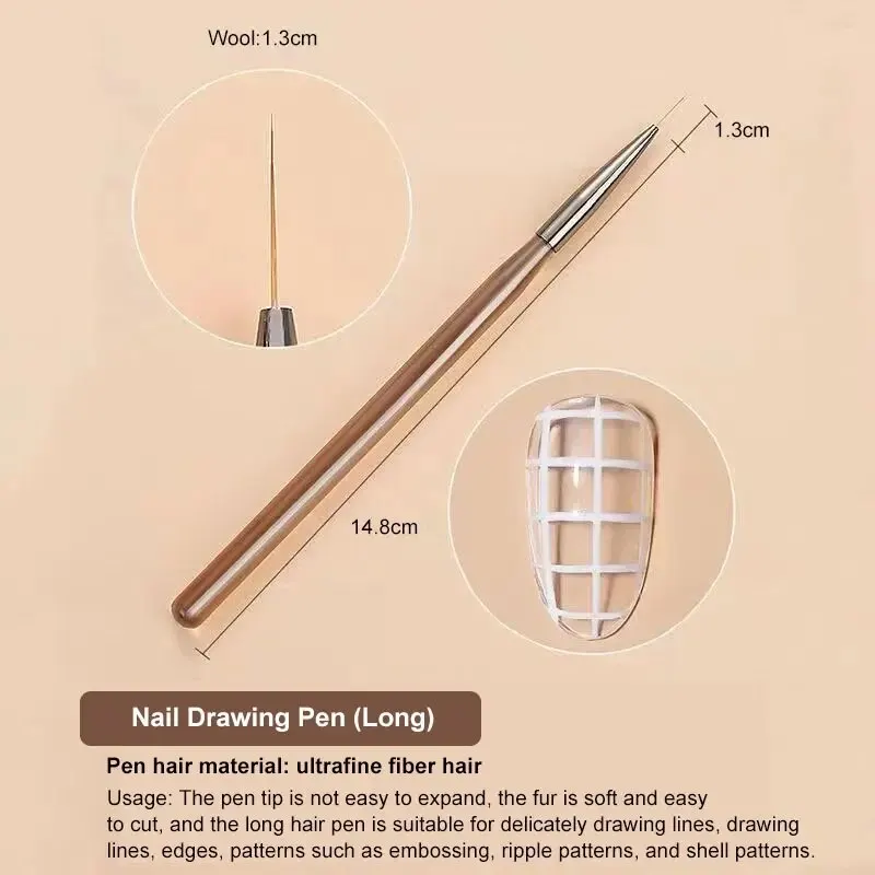 Juego de 9 pinceles para decor - Nail Fan Brush reseña y precio