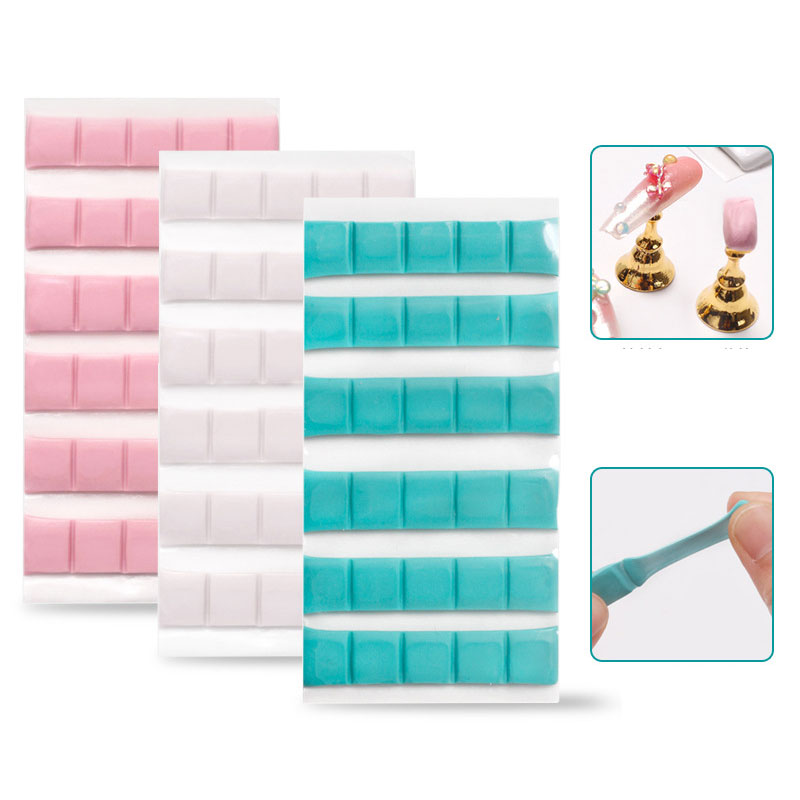1 paquete de pegamento adhesiv - Nail Art Viral reseña y precio