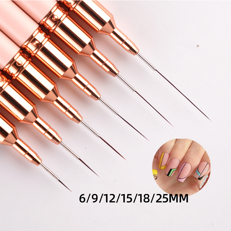 Sweet-Z, 6 uds., pincel deline - Nail Art Zone reseña y precio