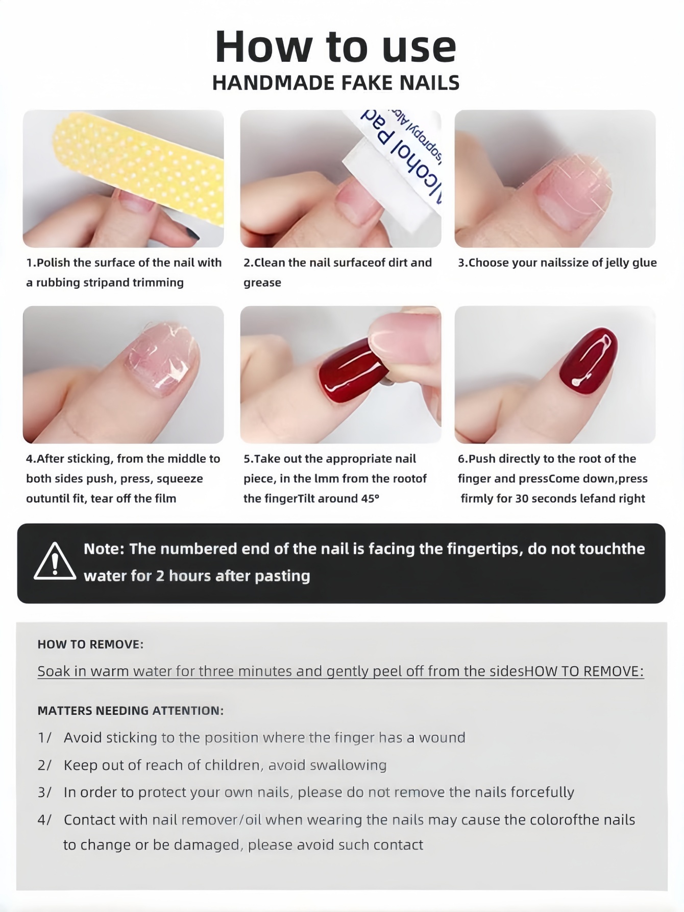 10 Uñas Postizas Largas en For - Nail Art Vintage reseña y precio
