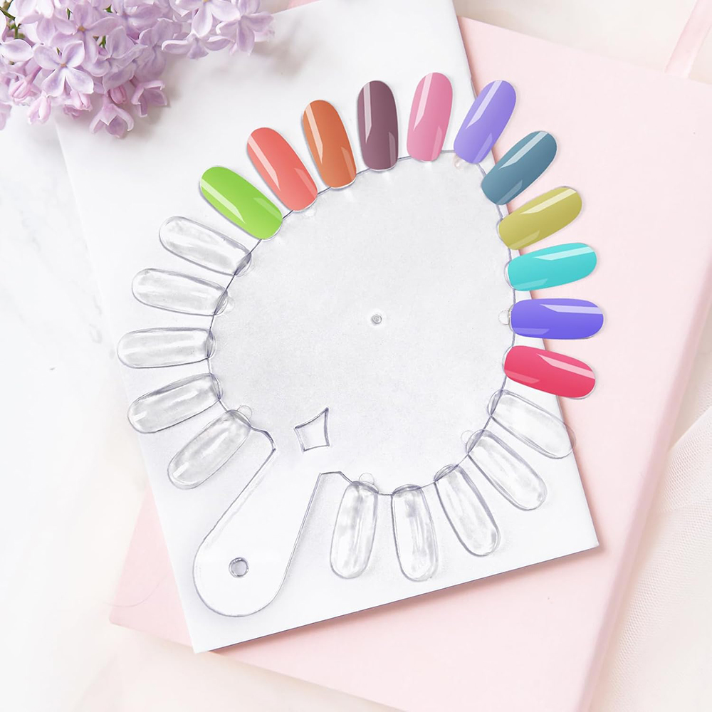 10 piezas de tarjetas de color - Nail Art Viral reseña y precio