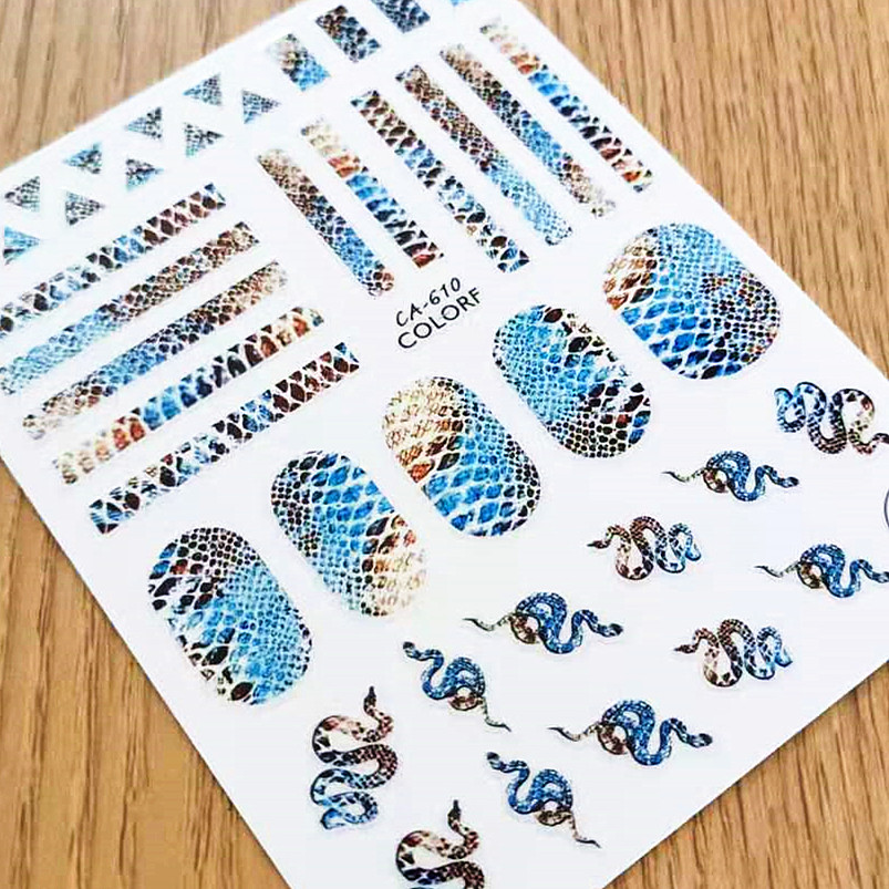 Calcomanía de pegamento traser - Nail Art Zebra Design reseña y precio