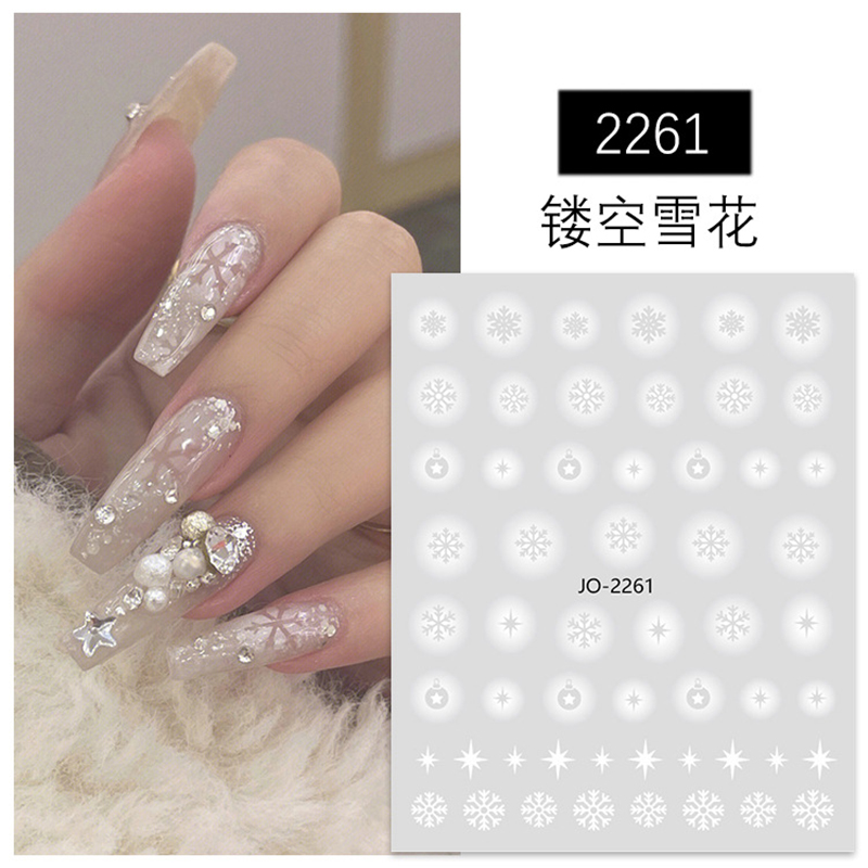 Calcomanías 3d para decoración - Nail Art Xmas Tree reseña y precio