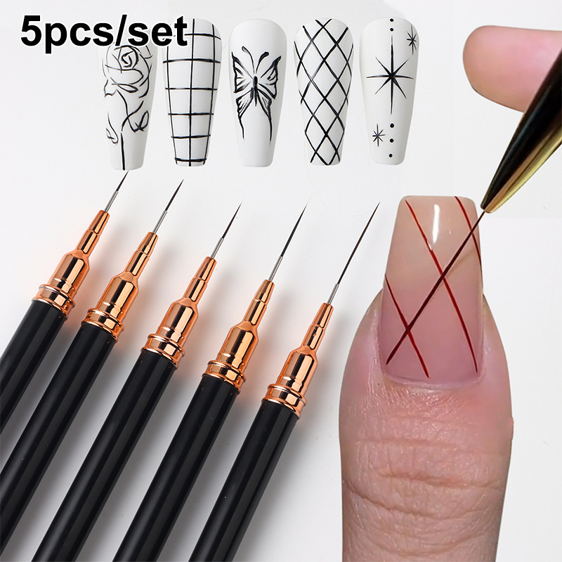 # Juego de 5 pinceles profesio - Nail Fan Brush reseña y precio