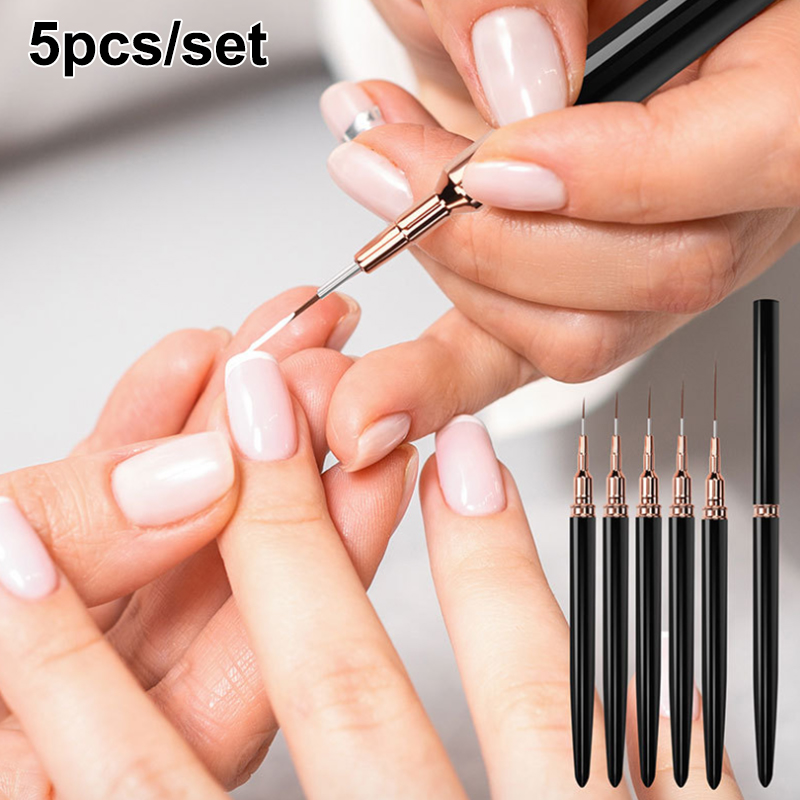 # Juego de 5 pinceles profesio - Nail Fan Brush reseña y precio