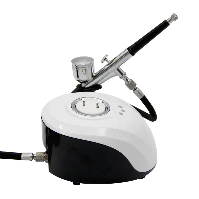Aerógrafo portátil con compres - Nail Fan Brush reseña y precio