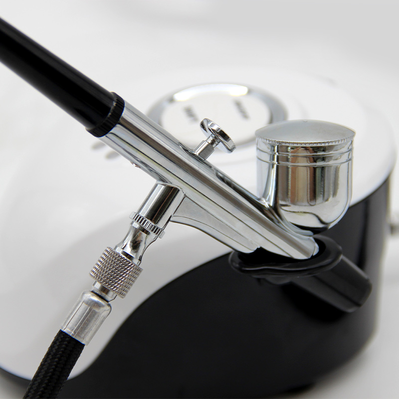 Aerógrafo portátil con compres - Nail Fan Brush reseña y precio