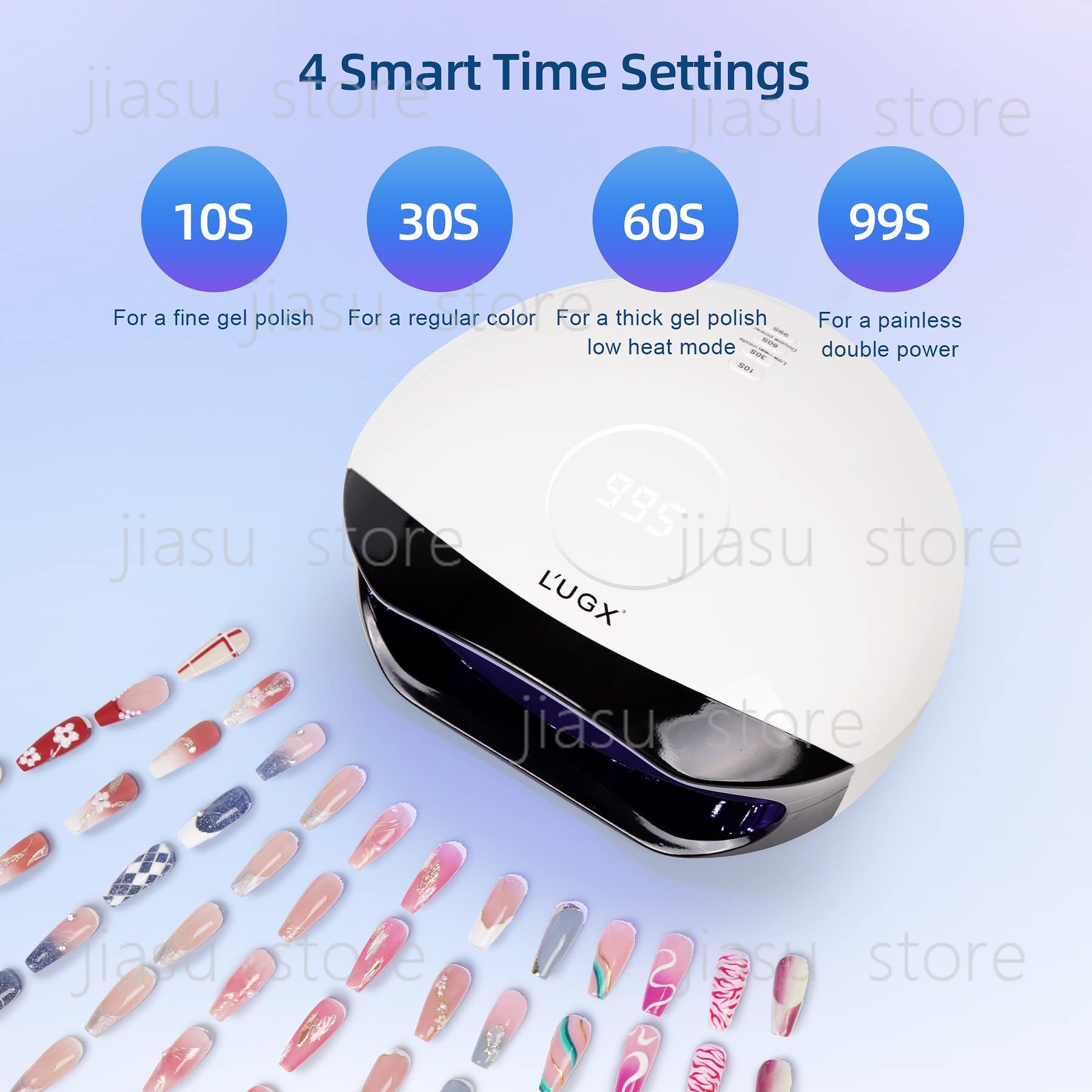 LUGX - Lámpara de Uñas UV LED  - Uv Led Lamp Nail reseña y precio