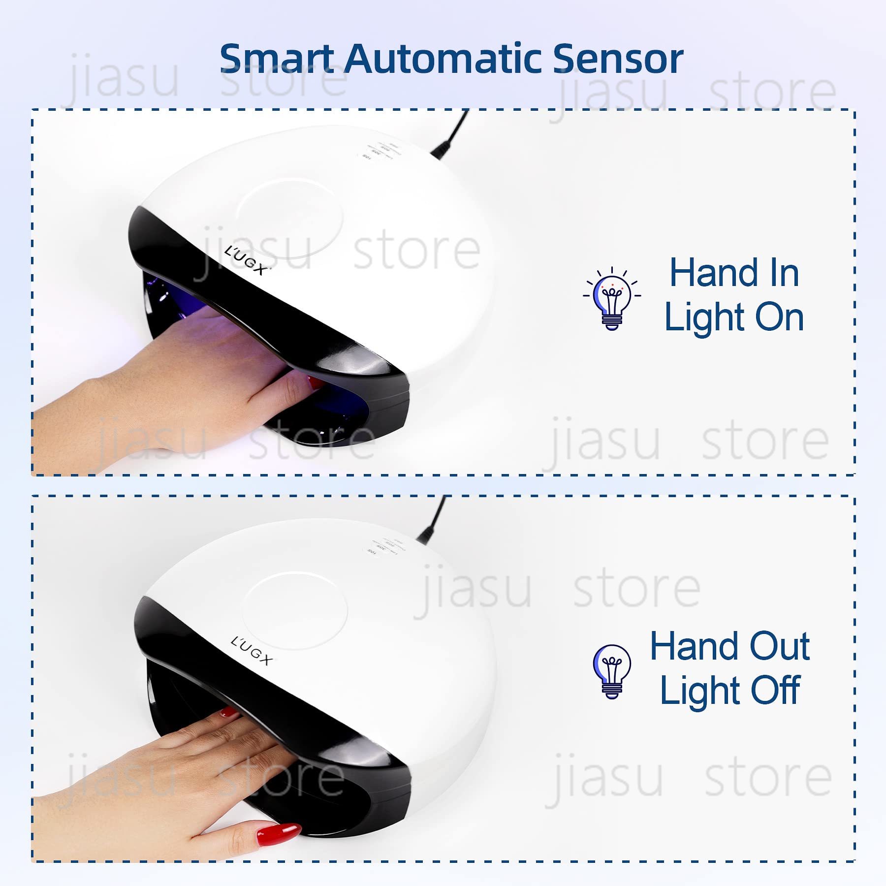 LUGX - Lámpara de Uñas UV LED  - Uv Led Lamp Nail reseña y precio