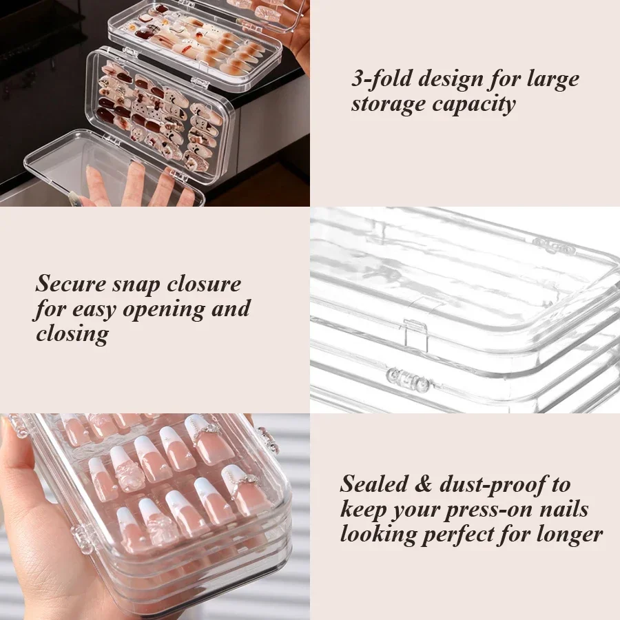 Caja de Almacenamiento Transpa - Nail Art Viral reseña y precio