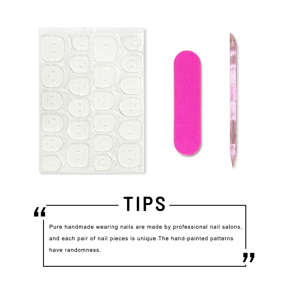 10 Uds. de Uñas Postizas Hecha - Nail Art Pink Cat Eye reseña y precio