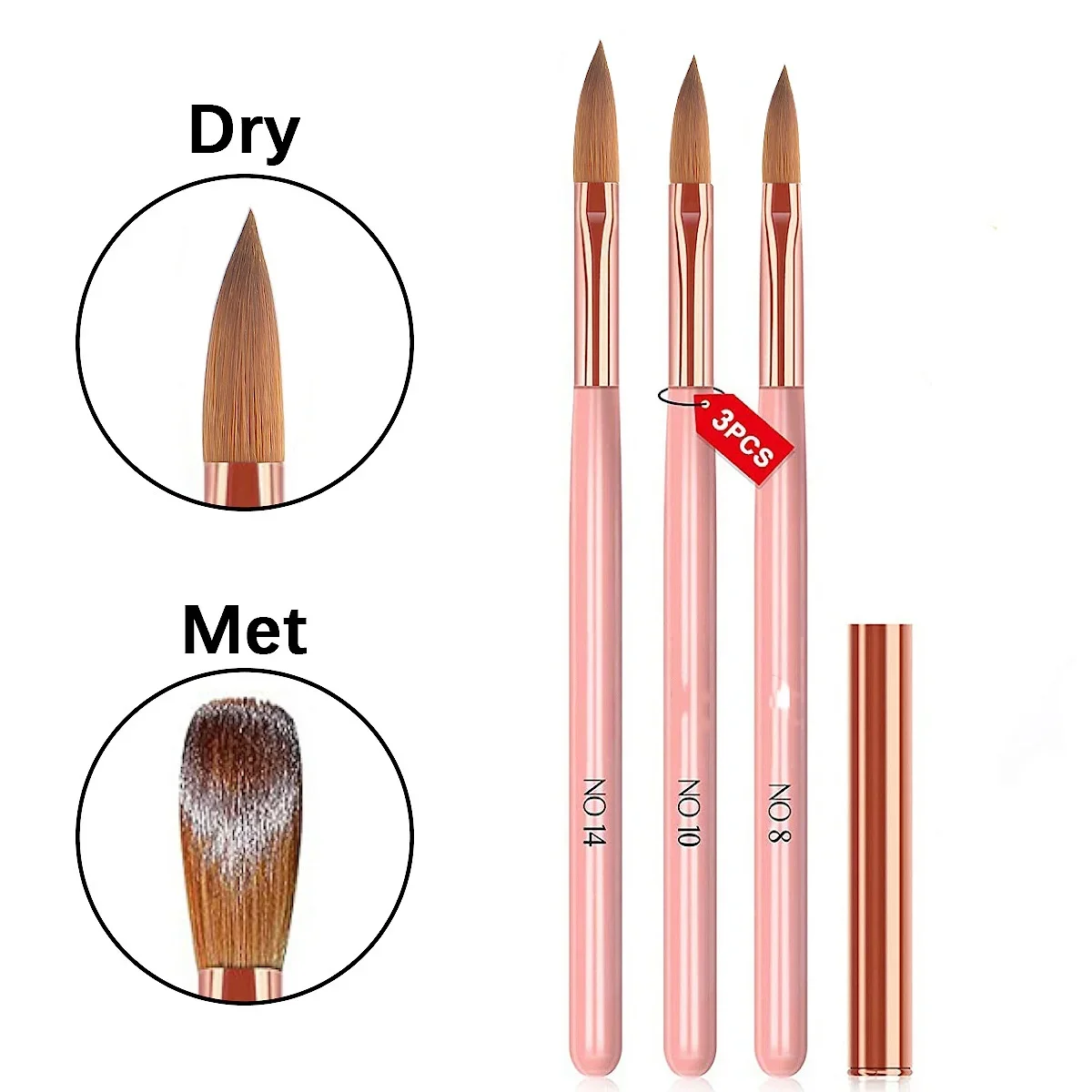 Bolígrafo para decoración de u - Nail Fan Brush reseña y precio