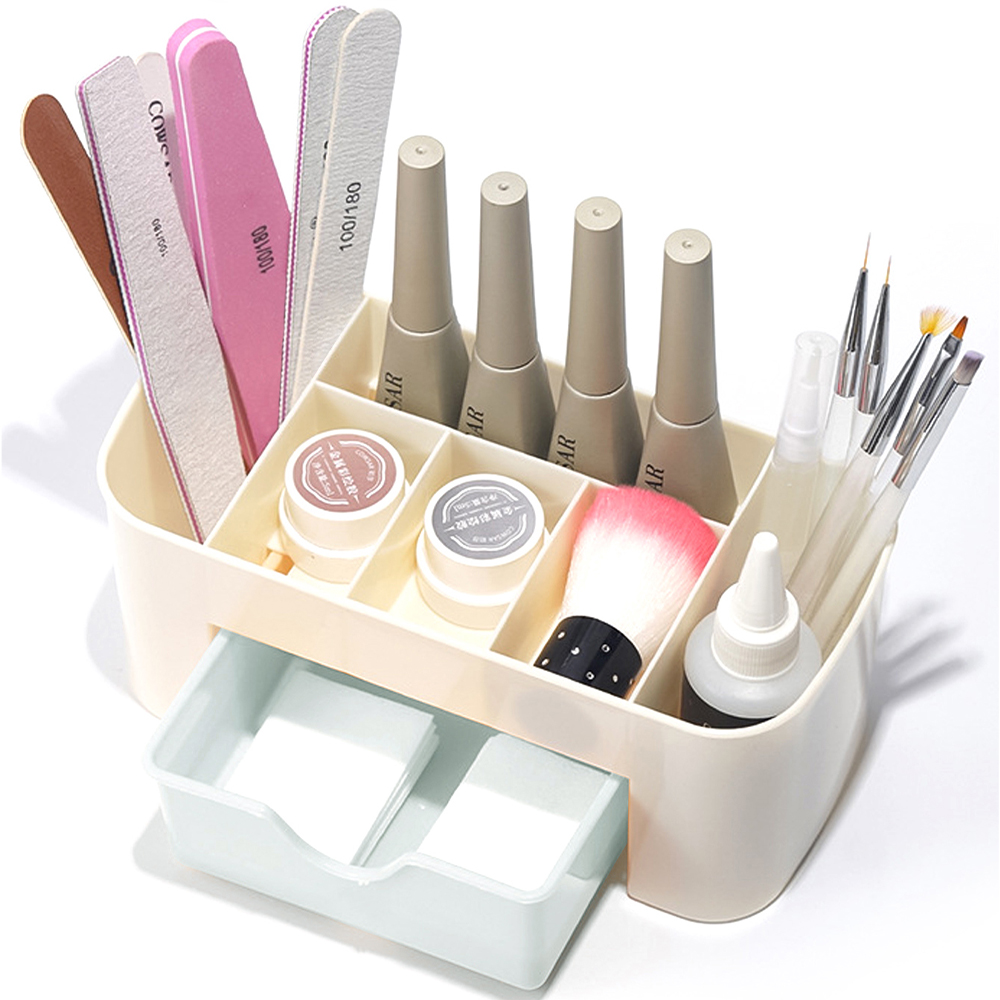 Organizador de uñas, cajón de  - Nail Fan Brush reseña y precio