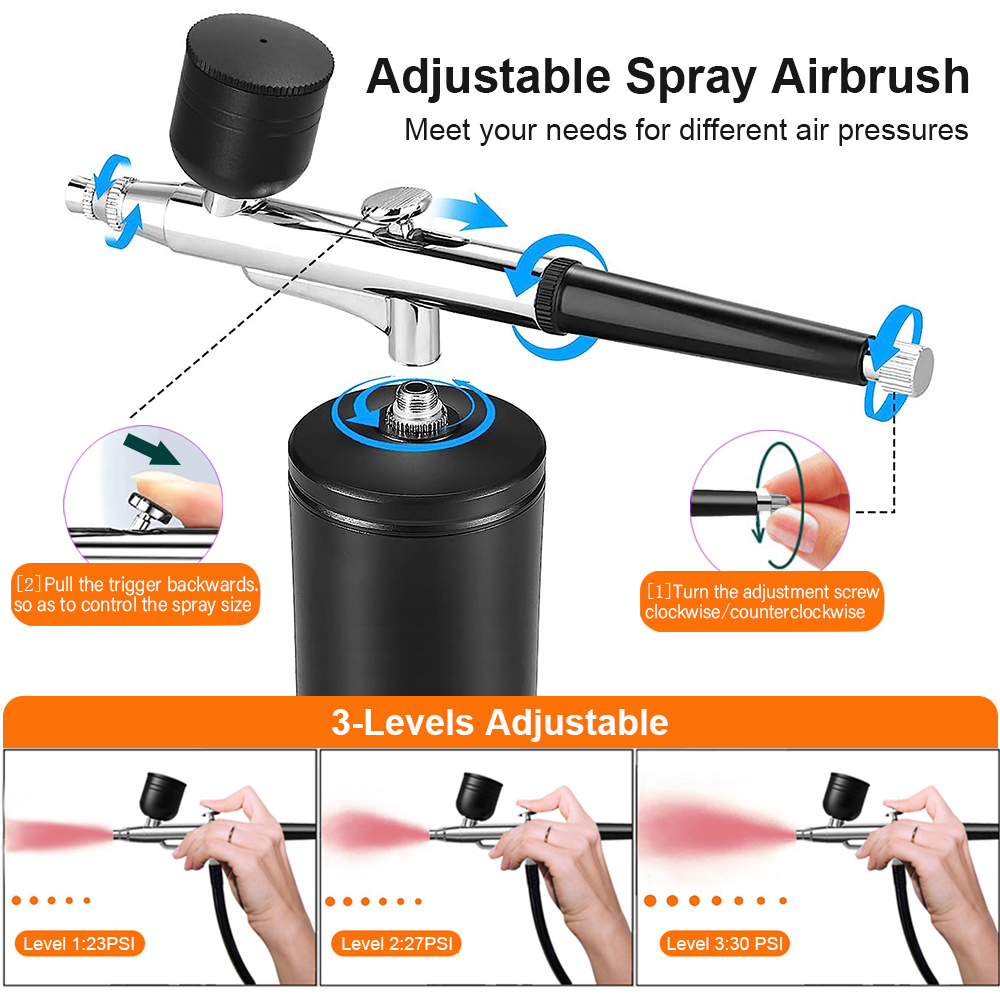 Aerógrafo para uñas con compre - Nail Fan Brush reseña y precio